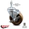 Service Caster 4 Inch High Temp Phenolic Wheel Swivel 3/8 Inch Threaded Stem Caster with Brake SCC-TS20S414-PHRHT-TLB-381615 - alternate 4